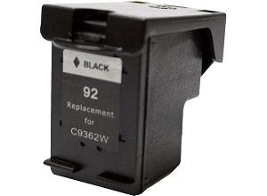 HP92 (C9362W) Standard Capacity Black Remanufactured Inkjet Cartridge