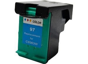 HP97 (C9363W) Standard Capacity Remanufactured Tri-Color Inkjet Cartridge