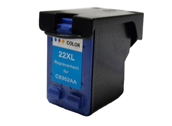 Image for product hp22-c9352a-standard-capacity-remanufactured-tri-color-inkjet-cartridge
