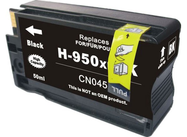 HP-950XLBK High Capacity Black New Compatible Color Inkjet Cartridge