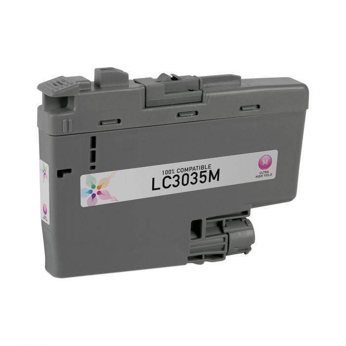 Brother LC3035 Ultra High Yield 5000 Pages New Compatible Magenta Ink Cartridge, Premium