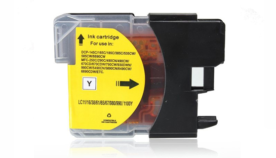 Image for product brother-lc61-lc65-y-new-compatible-yellow-ink-cartridge-high-yield
